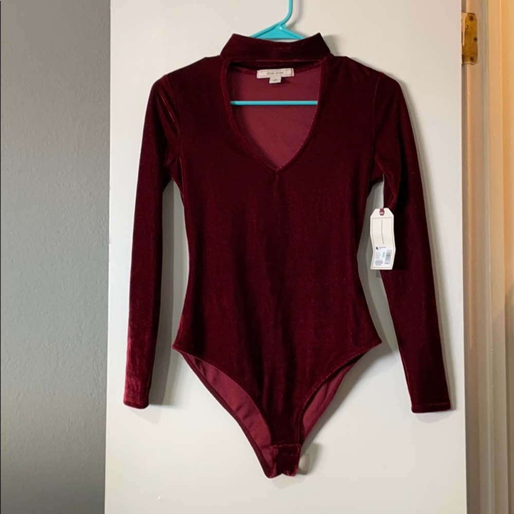 Velvet  bodysuit